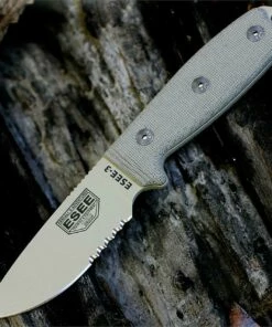 Best deal 👍 ESEE Knives ESEE 3SM-DT, Combo Edge, Modified Pommel, Foliage Green Sheath 👏