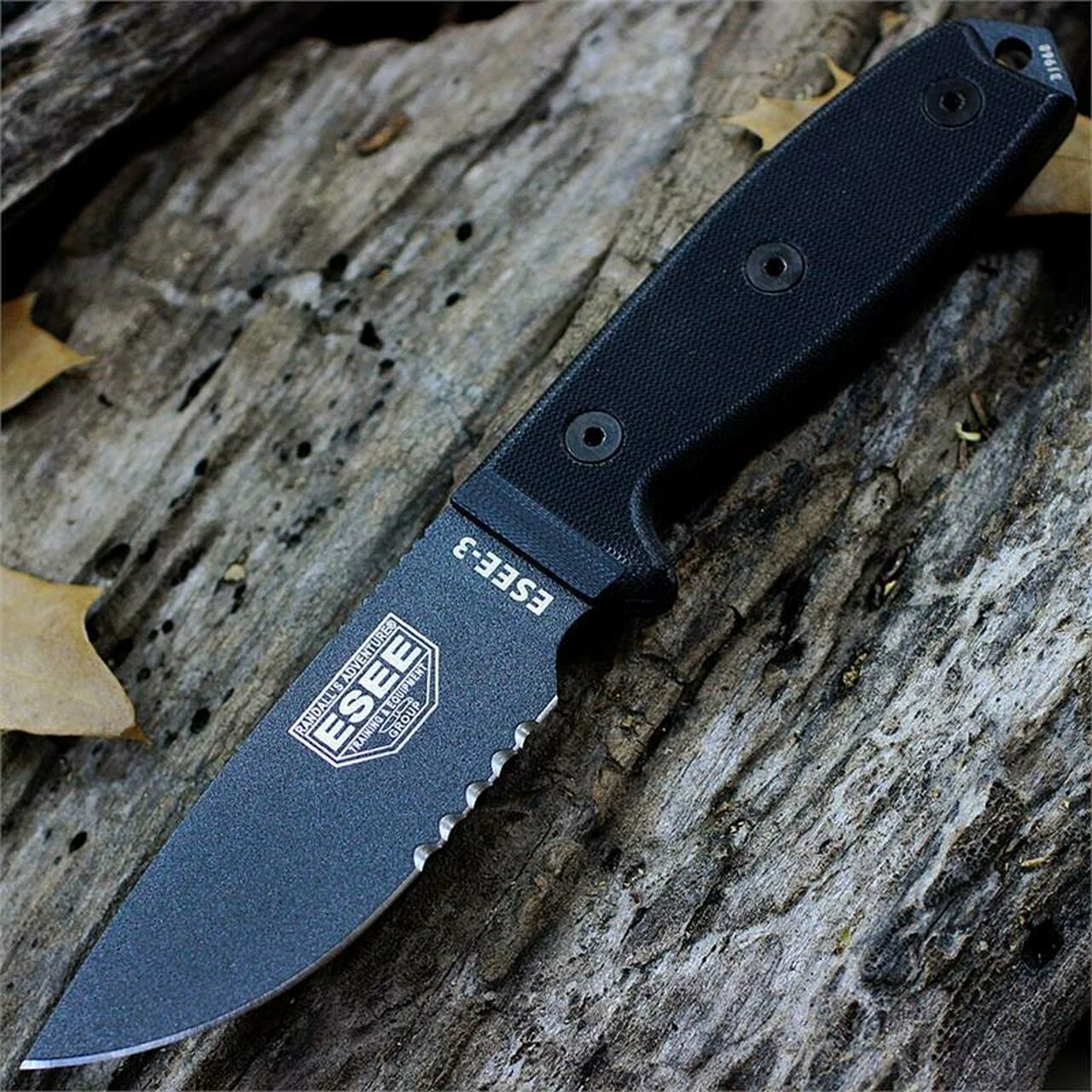 Top 10 ⌛ ESEE Knives, 3S-TG-B Tactical Gray Partially Serrated Edge with Black G-10 Handles and Molded Sheath ⌛ 1 Top 10 ⌛ ESEE Knives, 3S-TG-B Tactical Gray Partially Serrated Edge with Black G-10 Handles and Molded Sheath ⌛