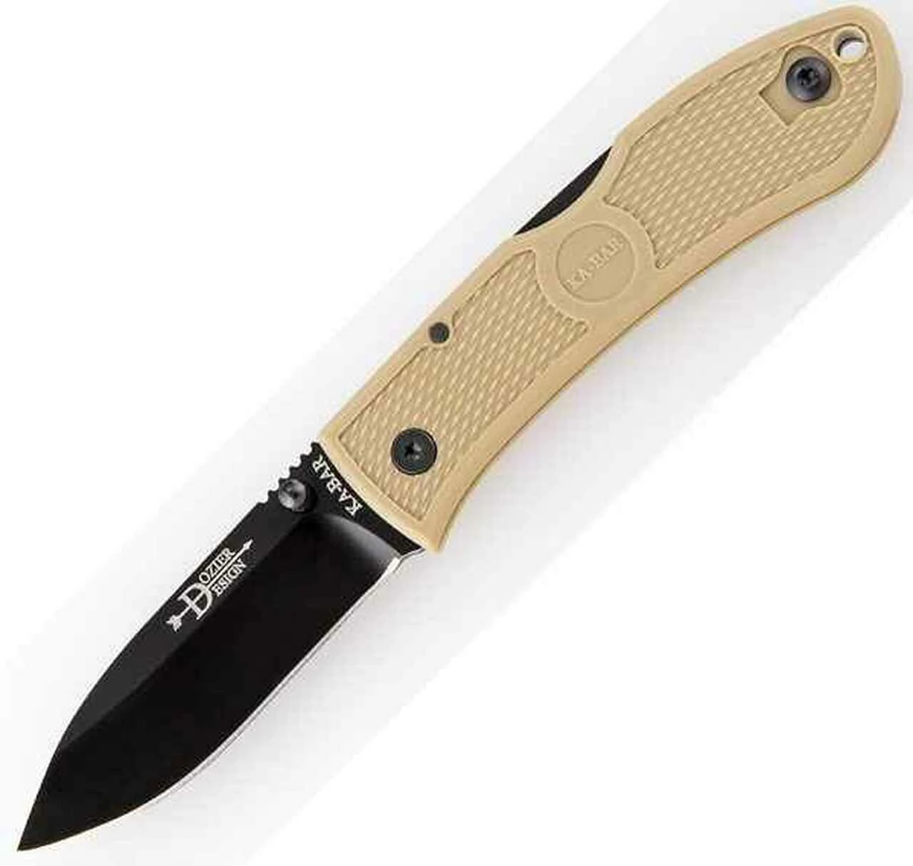 Flash Sale 👍 KA-BAR Dozier Folding Hunter, Coyote Brown Handle, Black Plain Edge ⌛ 1 Flash Sale 👍 KA-BAR Dozier Folding Hunter, Coyote Brown Handle, Black Plain Edge ⌛