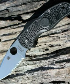 Hot Sale 🌟 Spyderco Knives Spyderco C41PSBK5 Native 5, 3.10" CPM S35VN Satin Blade, FRN Handle 🌟