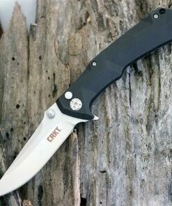 Hot Sale ⌛ CRKT 5230 Tighe Tac Two Clip Point Button Lock Flipper ⭐