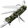 Flash Sale 🧨 Victorinox Swiss Army One Hand Trekker, Camo Handle ⭐