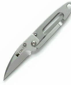New ⭐ CRKT 5520 Delilah's P.E.C.K., 1.75" 3Cr13 SS Plain Blade, SS Handle ⭐