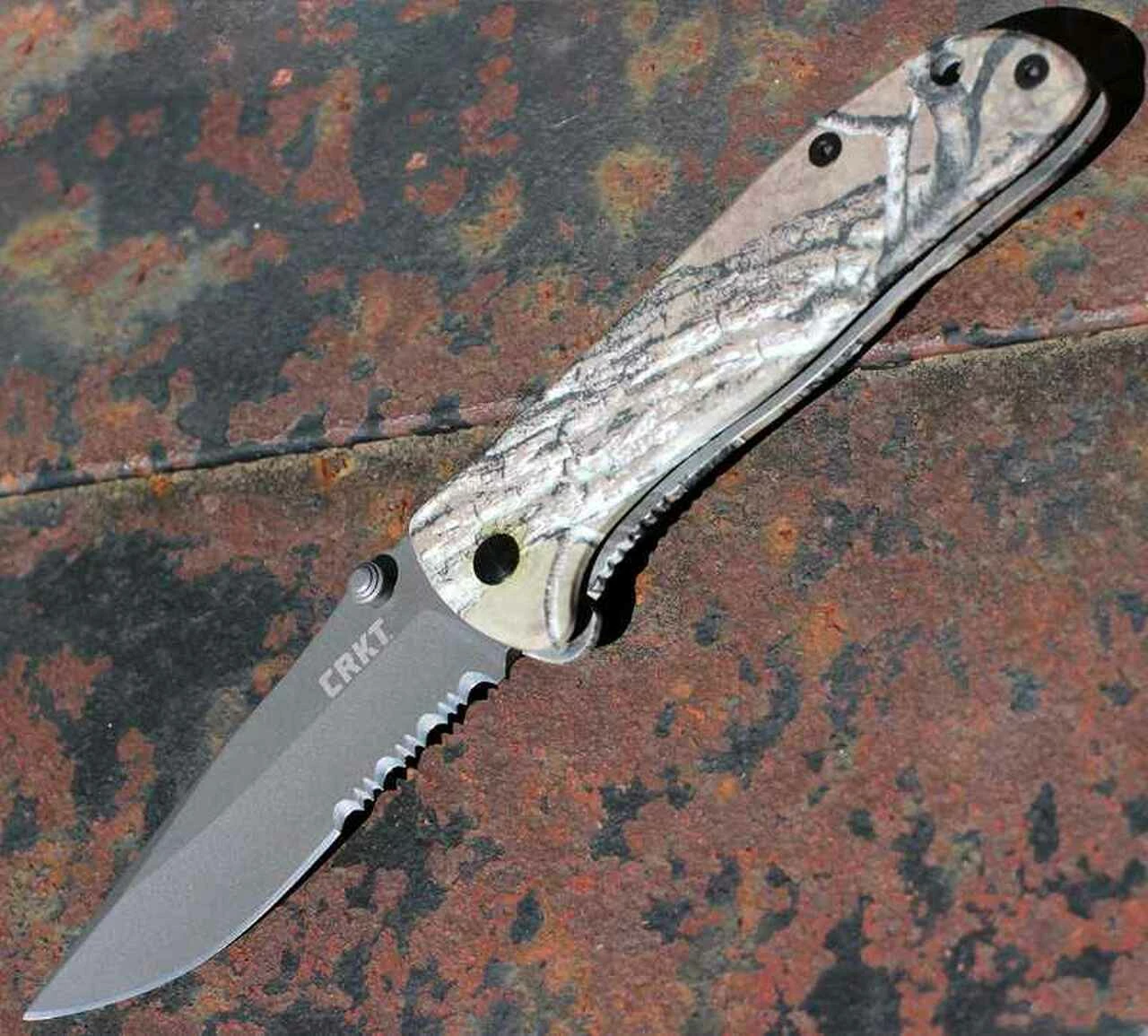 Budget ✨ CRKT Drifter, RealTree G-10 Handle, Combo Edge 👏 1 Budget ✨ CRKT Drifter, RealTree G-10 Handle, Combo Edge 👏