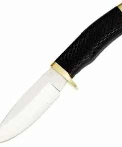 Deals 🔔 Buck Knives Buck 692BKS Vanguard, 4.25" 420HC Plain Blade, Black Rubber Handle 🎉
