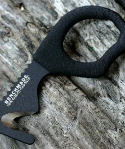 Discount ✨ Benchmade Knives Benchmade Rescue Hook 7BLKW, 4.30 in. Strap Cutter, Soft Black Sheath 💯