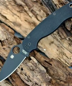 Hot Sale 🔥 Spyderco Knives Spyderco C81GPBK2 Para-Military 2, 3.43" CPM-S30V, G-10 Handle ✔️
