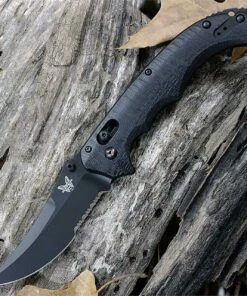 Budget 👏 Benchmade Knives Benchmade Bedlam 860SBK, 3.95 in. 154CM Stainless Blade, G10 Handles, Black Combo Edge ❤️