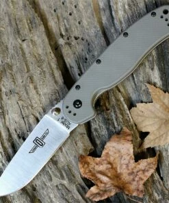 Buy 🎉 Ontario Rat Folder, Satin Blade, Grey Nylon Handles, Plain Edge ⭐