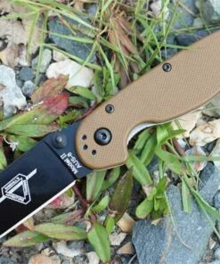 Wholesale 😀 Ontario Rat Model II, 7" AUS-8 Black Blade, Coyote Brown Nylon Handles 🛒