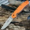 Best Pirce 🌟 Ontario RAT Model 1 Folder, 3.5" D2 Blade Steel, Orange Handle 🔥
