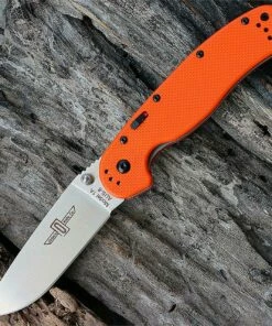 Cheapest 🛒 Ontario RAT Model 1A A/O Folder, 3.5 in. AUS8 Blade Steel, Orange G-10 Handle, (SPECIAL) WHILE SUPPLIES LAST 👍 -Automatic Knives shop knifework 8870or.3 55566.1566587409