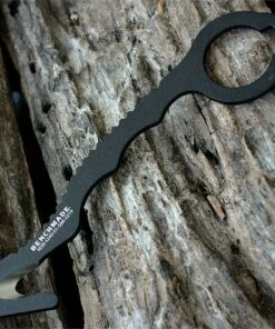 Cheap 🎉 Benchmade Knives Benchmade Rescue Hook, 8BLKW, 6.50 in. Strap Cutter, Soft Black Sheath 🧨