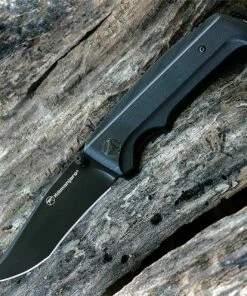 Budget 😀 Kilimanjaro, 910119, Allatro folder, 3.6 in. Black Satin Blade ✨