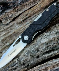 Buy 🧨 Kilimanjaro, 910036, Vello, Utility and Rescue folder, 3.1 in. Satin Blade, Black G-10 Handle 🤩