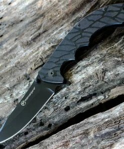 Wholesale ✔️ Kilimanjaro, 910083, Makazi folder, 3 in. Drop Point Black Blade ✔️