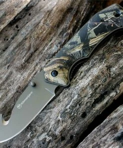 New ❤️ Kilimanjaro Victus, 910088, Gut Hook Folder with Camo Handle 👏