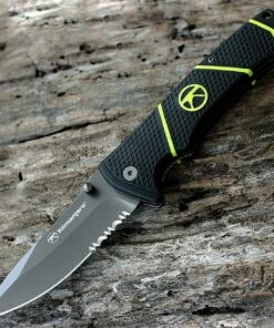 Discount 🌟 Kilimanjaro, 910092, Kibo, 3.5 in. Serrated Blade, Rubberized Handle 🌟