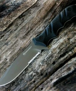 Best Sale ✨ Kilimanjaro, 910094, Shira Survival Knife, Partially Serrated, Black Handle ✔️