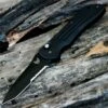Best reviews of ❤️ Benchmade Knives Benchmade 9101SBK Auto Stryker, 3.60 in. 154CM Stainless Tanto Blade, Aluminum Handles, Black Combo Edge ✔️