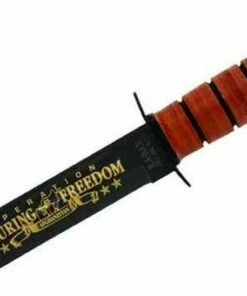 Cheap 🔔 KA-BAR OEF Afghanistan USMC Commemorative Fight Knife ⌛