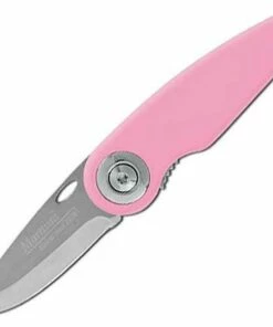 Brand new ✔️ Marttiini Knives Marttiini Pelican Folder, Stainless Steel, Pink Rubber Handle 🔥