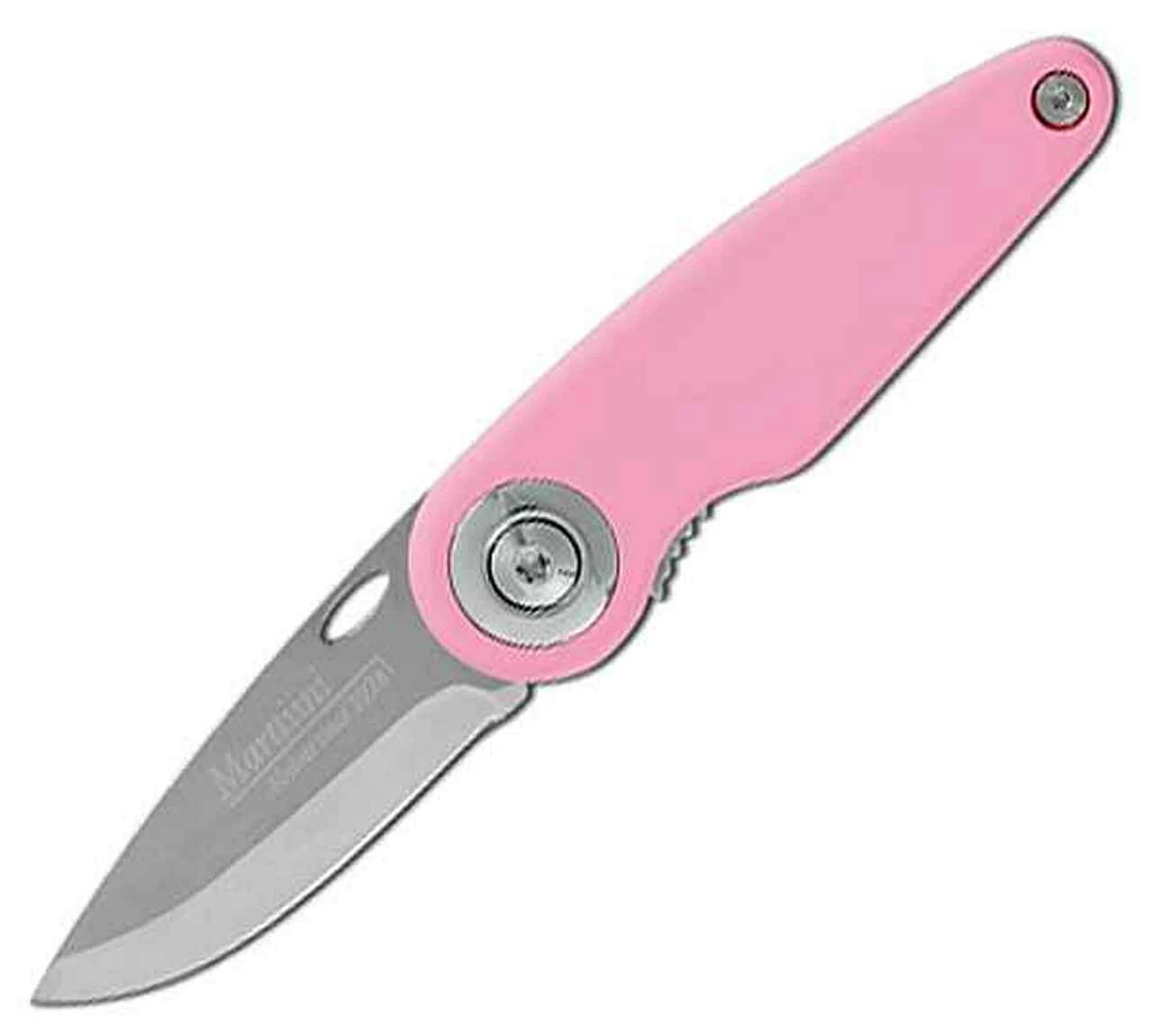 Brand new ✔️ Marttiini Knives Marttiini Pelican Folder, Stainless Steel, Pink Rubber Handle 🔥 1 Brand new ✔️ Marttiini Knives Marttiini Pelican Folder, Stainless Steel, Pink Rubber Handle 🔥