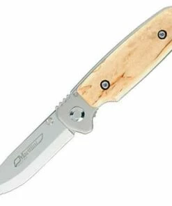 Hot Sale 🔥 Marttiini Knives Marttiini Lynx Folder, 420 Stainless Steel, Curly Birch Handle 🤩