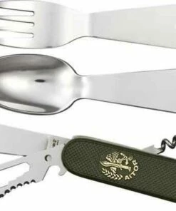 Cheapest 🌟 Aitor 16029 Cutlery of Mount Aitor, SS Components, OD Green Composition Handle, Nylon Sheath 🎁