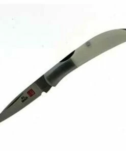 Deals ❤️ Al Mar 1001WM Osprey, 1.65" AUS-8 SS Plain Blade, White Micarta 🔥