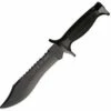 Outlet 🧨 Aitor 16010 Oso Negro Spanish-style survival knife, 7.12" SS Plain Blade, Black Polymer Handle, Black Nylon Sheath 😀