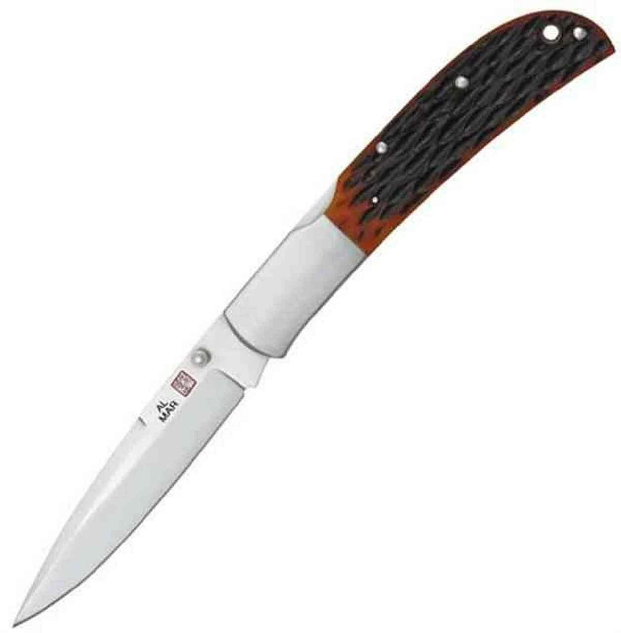 Brand new ⌛ Al Mar 1005HJBT Eagle Talon, 4" AUS-8 Plain Blade, Honey Jigged Bone ✨ 1 Brand new ⌛ Al Mar 1005HJBT Eagle Talon, 4" AUS-8 Plain Blade, Honey Jigged Bone ✨