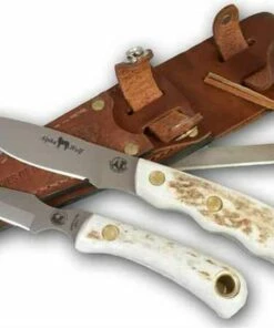 Best deal 🤩 Knives of Alaska KOA Alpha Wolf D2 & Cub Combo, w/ Stag Handles 💯
