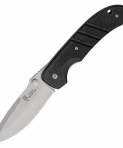 Hot Sale 🎁 Bad Blood 0105K Kendrick Harbinger, 3.75" 8Cr14 SS Plain Blade, Black G-10 Handle 👏