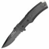 Best reviews of 😀 Bad Blood 0108 Linerlock, 3.25" 440 SS Combo Blade, Carbon Fiber/G-10 Handle 🔔
