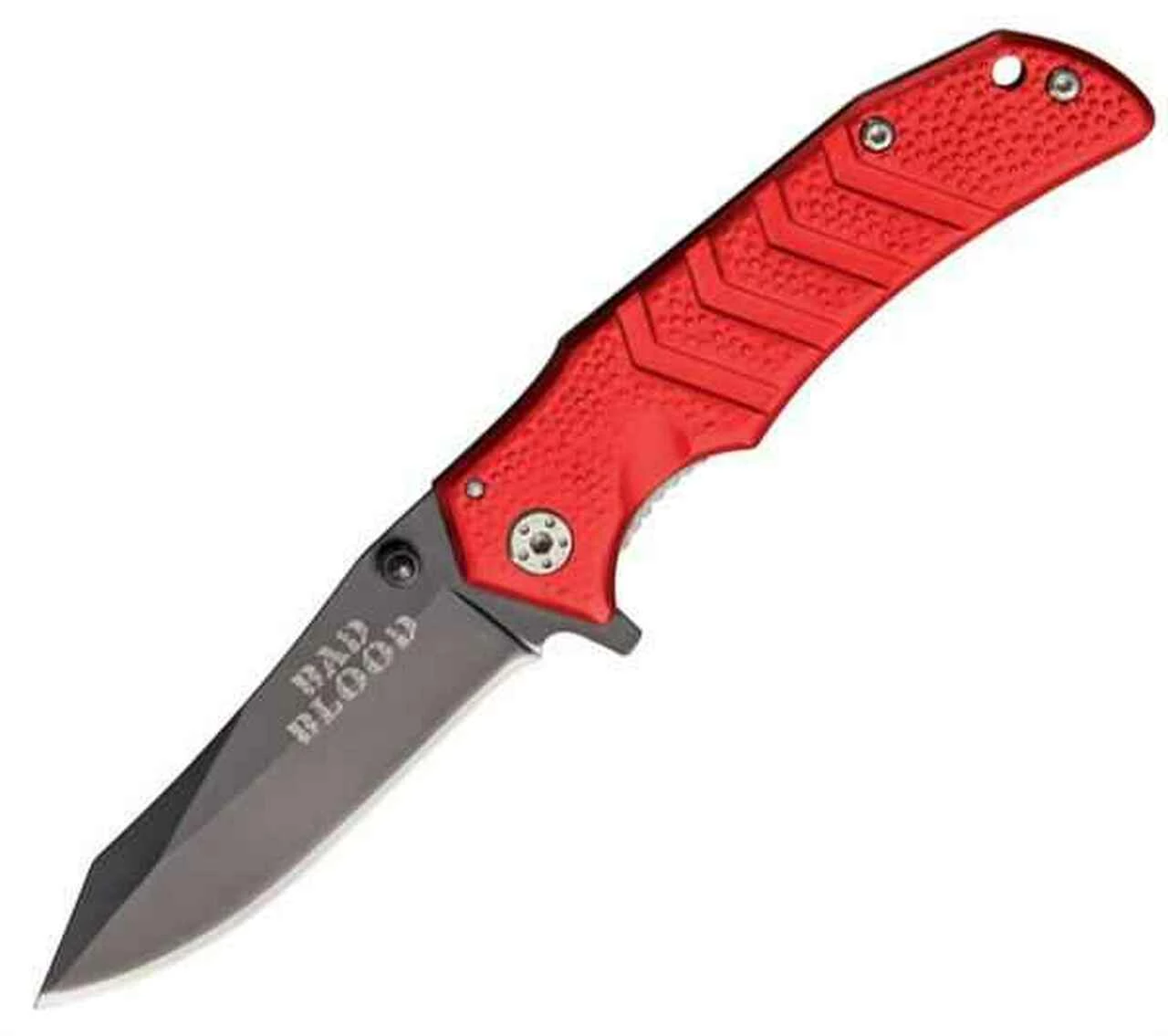 Best deal ⌛ Bad Blood 0111RD Linerlock, 2.75" 440 SS Plain Blade, Red Aluminum Handle ❤️ 1 Best deal ⌛ Bad Blood 0111RD Linerlock, 2.75" 440 SS Plain Blade, Red Aluminum Handle ❤️