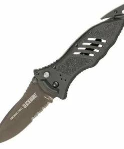 Budget 💯 Blackhawk BlackHawck BB15M111BK CQD Mark I Type E, 3.75" AUS-8 Combo Blade, Reinforced Nylon Handle 👏