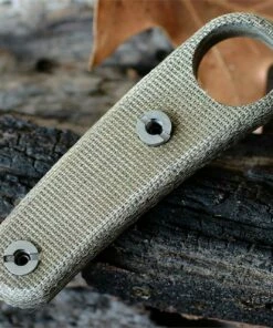 Cheap 👍 Blackjack Classic Knives BlackJack Knives Neck Knife Handle Kit, Green Canvas Matte Finish 🧨