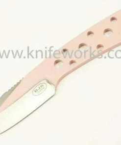Budget 😀 Blackjack Classic Knives BlackJack Model 155 Neck Knife Pink Finish w/Sheath 😀