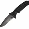 Promo 🔔 Fox Knives USA Blackfox Tactical Linerlock, 5" Closed, Clip Blade, Combo Edge 👏