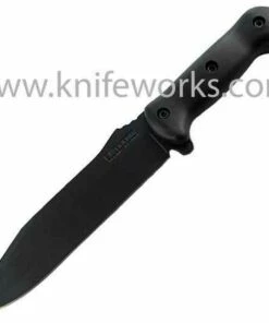 Budget ✨ KA-BAR Becker Combat Utilty, Black GFN Handle, Black Blade, Plain Edge 💯