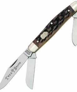 Best Sale 🌟 Boker Stockman, C-75 Carbon Steel, Appaloosa Bone Handle 👍