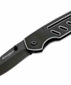 New ⌛ Boker Magnum Darklight, 440 Stainless, G-10 Handle 🎉