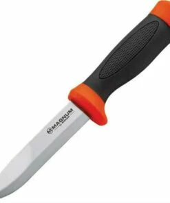 Flash Sale 😍 Boker Magnum Nordic Orange, 440 Stainless, Rubber Handle 👏