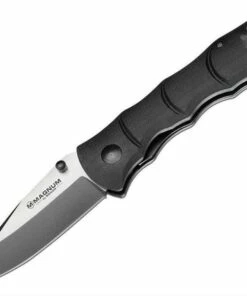 New ❤️ Boker Magnum Black Bamboo Large Folder, 440, Black G-10 Handle 🧨