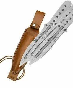 Coupon 👏 Boker Magnum Baily Ziell II Throwing Knife Set, 420J2 Stainless 🎁