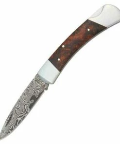 New 🧨 Boker Magnum Lord, Damascus, Burl Wood Handle 🛒