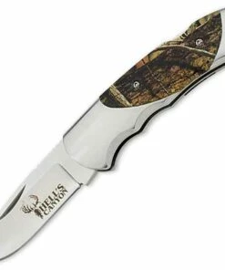 Wholesale 💯 Browning Knives Browning Hell's Canyon Mossy Oak Folder, 7Cr Stainless, Camo Aluminum Scale Handle 🧨