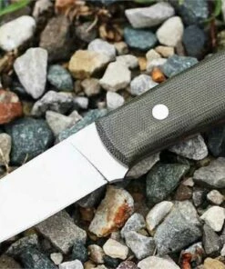 Buy 😍 EnZo Trapper 95, N690Co Steel, Foliage Green Micarta Handle ⭐