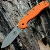 Best Pirce 🌟 BRK Avispa Folder, Orange Nylon handles, Stonewash AUS-8 Blade, Plain Edge, Design by Esee Knives 🧨